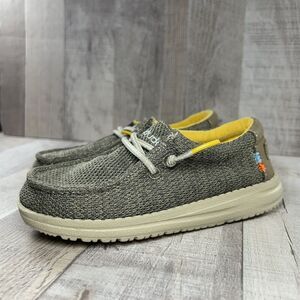 Hey Dude Wally Sox Safari Boys' Toddler 11 K Slip On Loafer Lightweight Brown